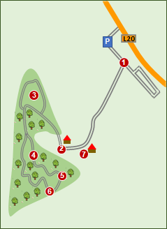 Skizze zum Parkrundgang