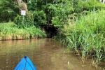 Brcke vor der flachsten Stelle der Tour
