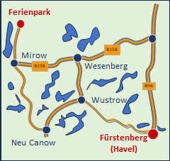 Skizze zur Anreise