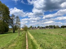 Radfahrer im Nationalpark Mritz